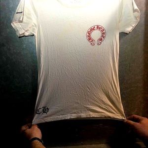 2 chrome hearts t-shirts one white and one black